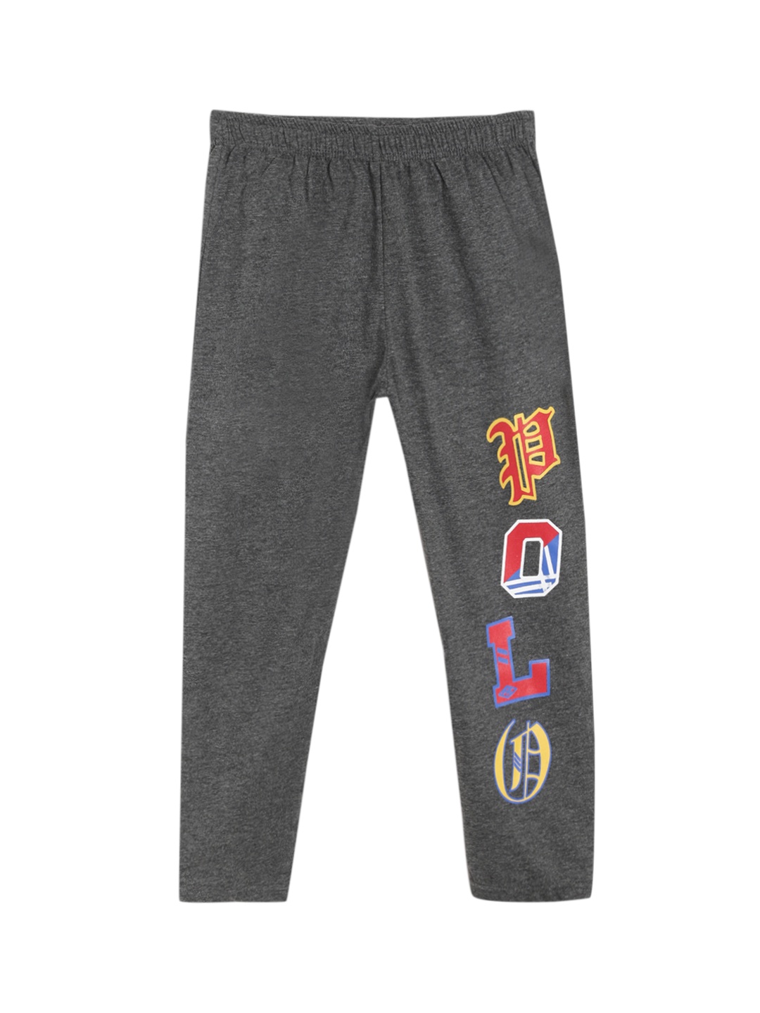 

SWEET ANGEL Girls Charcoal Grey Solid Straight-Fit Track Pants