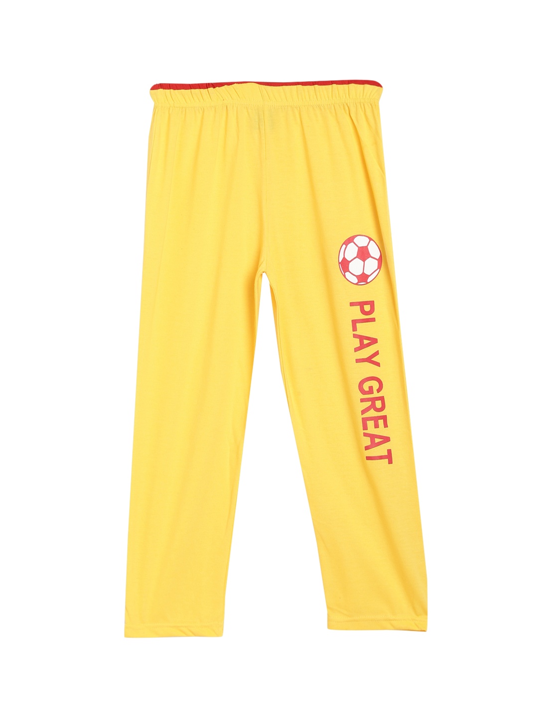 

SWEET ANGEL Girls Yellow Printed Track Pants