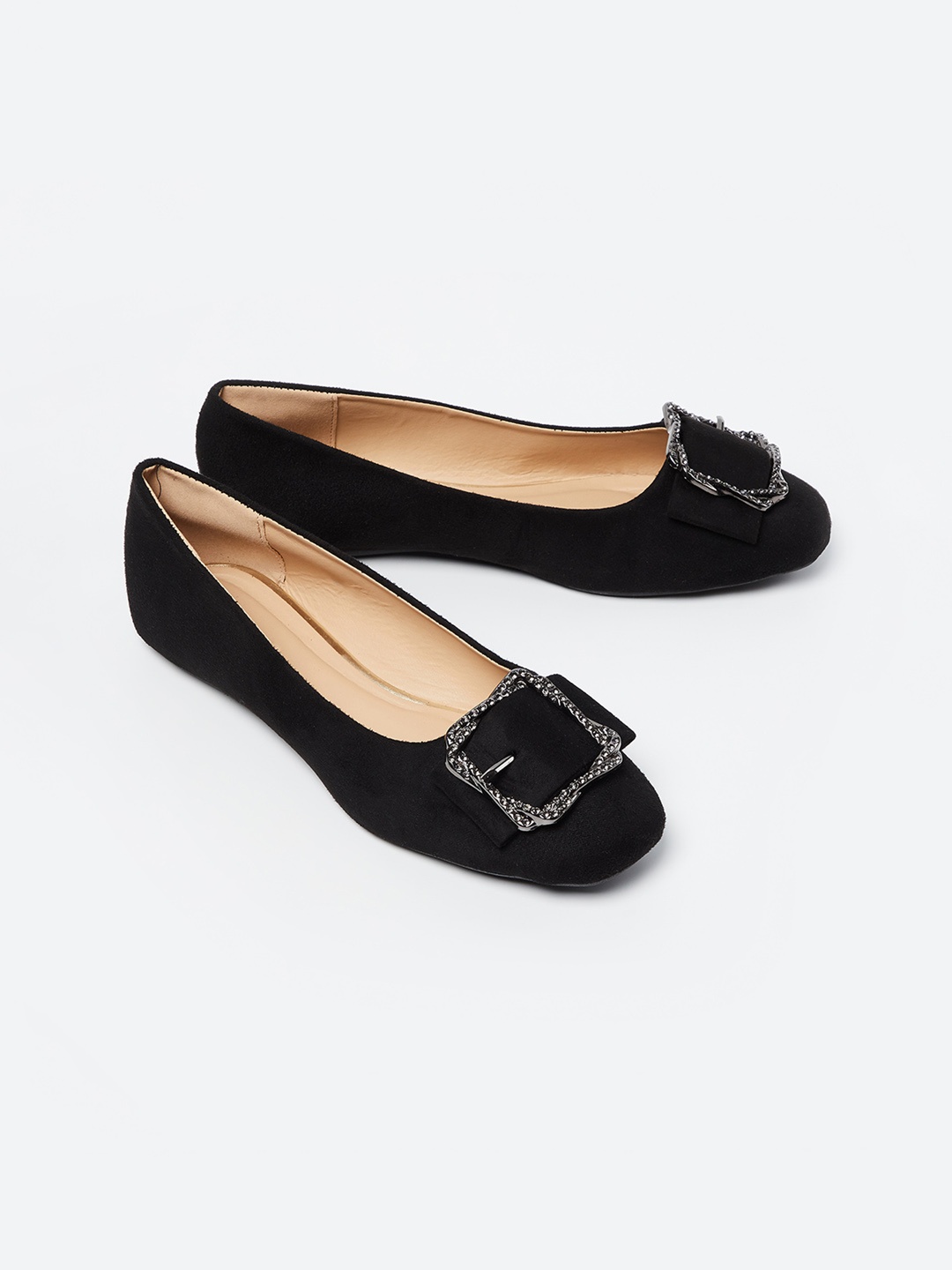 

CODE by Lifestyle Women Black Solid Ballerinas