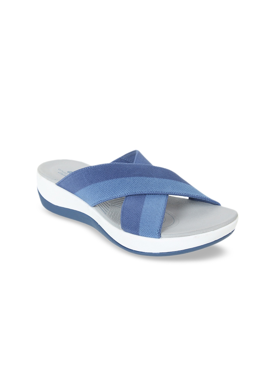 

Clarks Women Blue Solid Open Toe Flats
