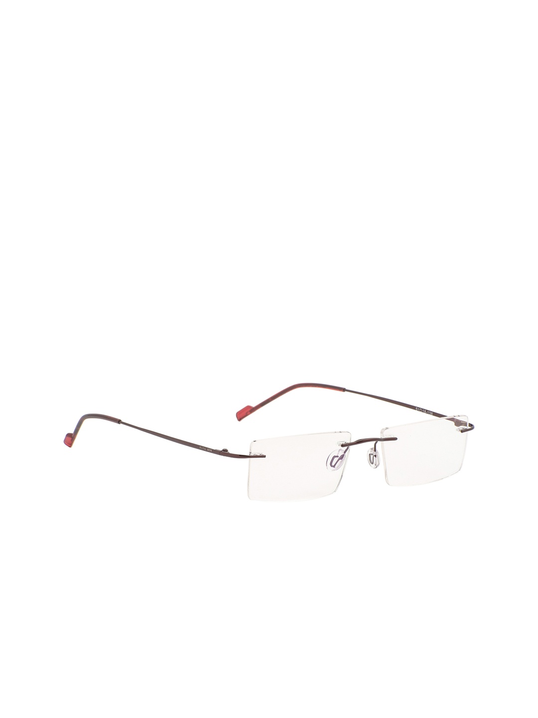 

ROYAL SON Unisex Red Solid Rimless Rectangle Frames RS0120ER