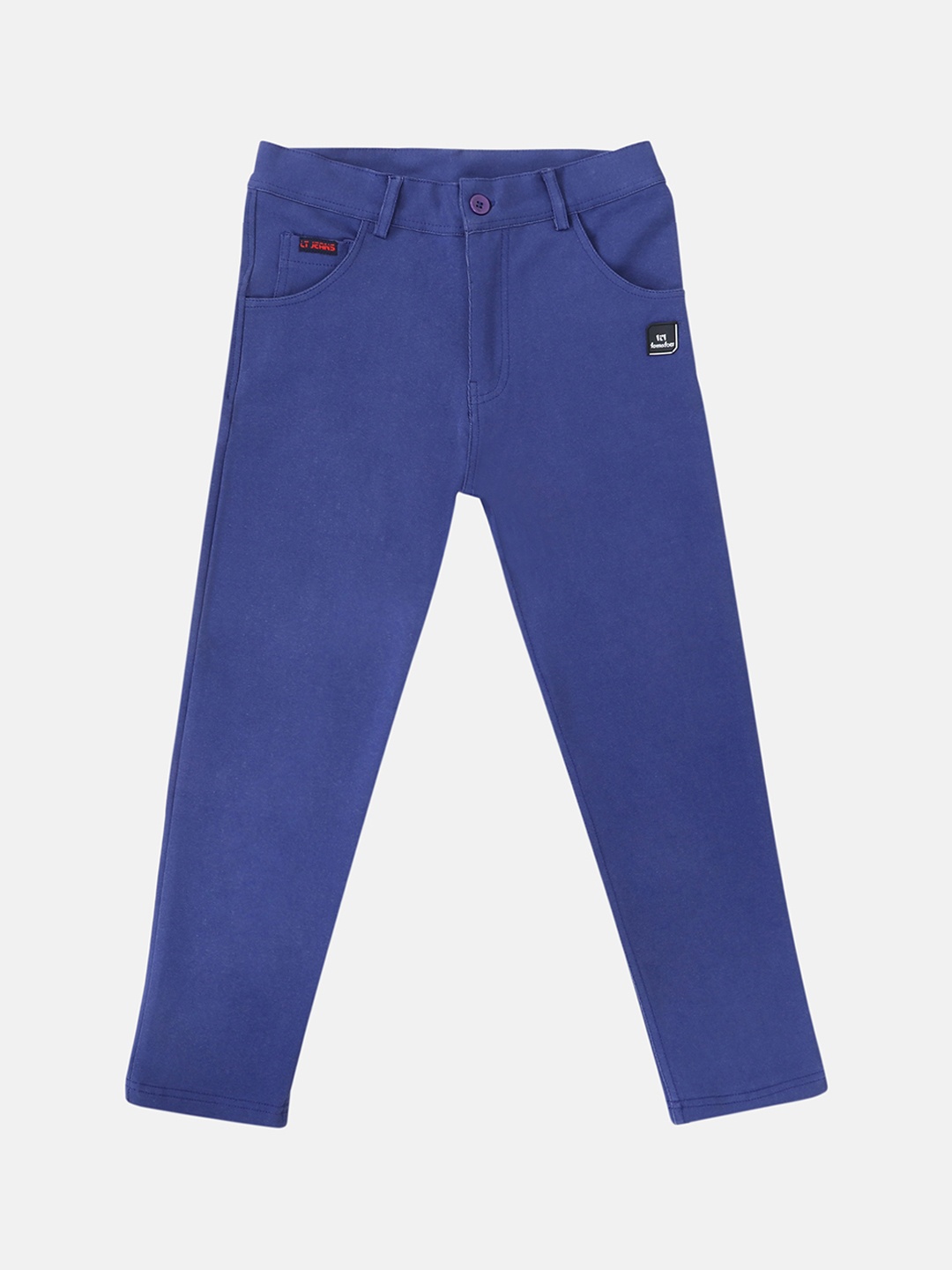 

Lil Tomatoes Boys Navy Blue Regular Fit Mid-Rise Clean Look Jeans