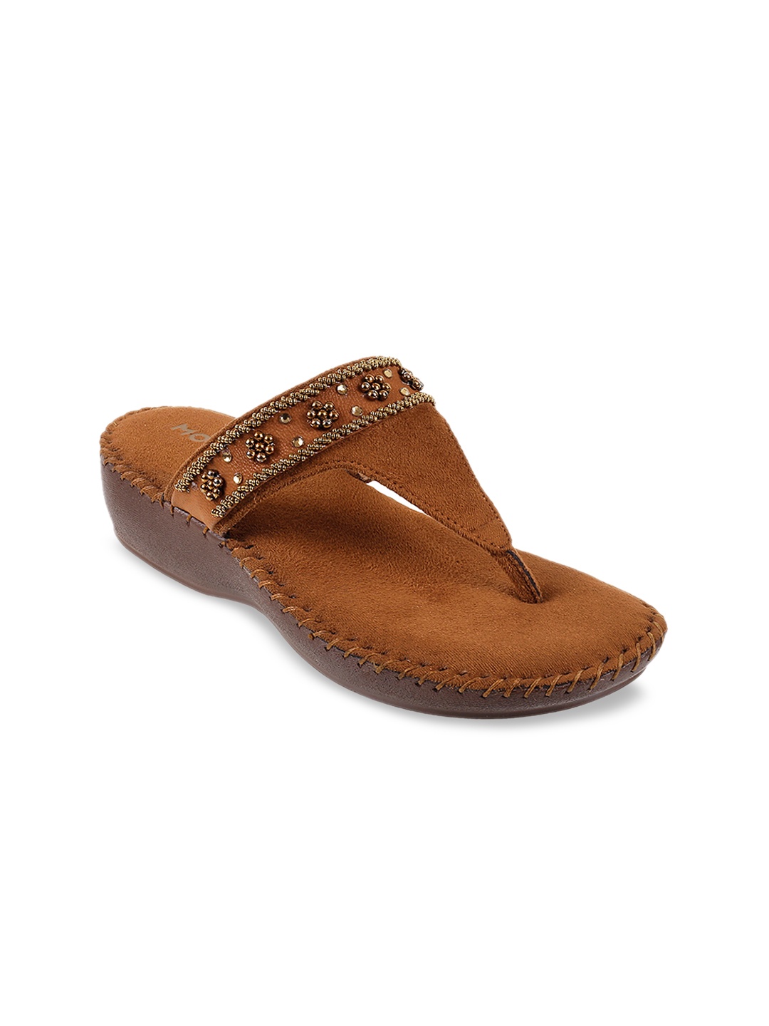 

Mochi Women Tan Brown Embellished Heels