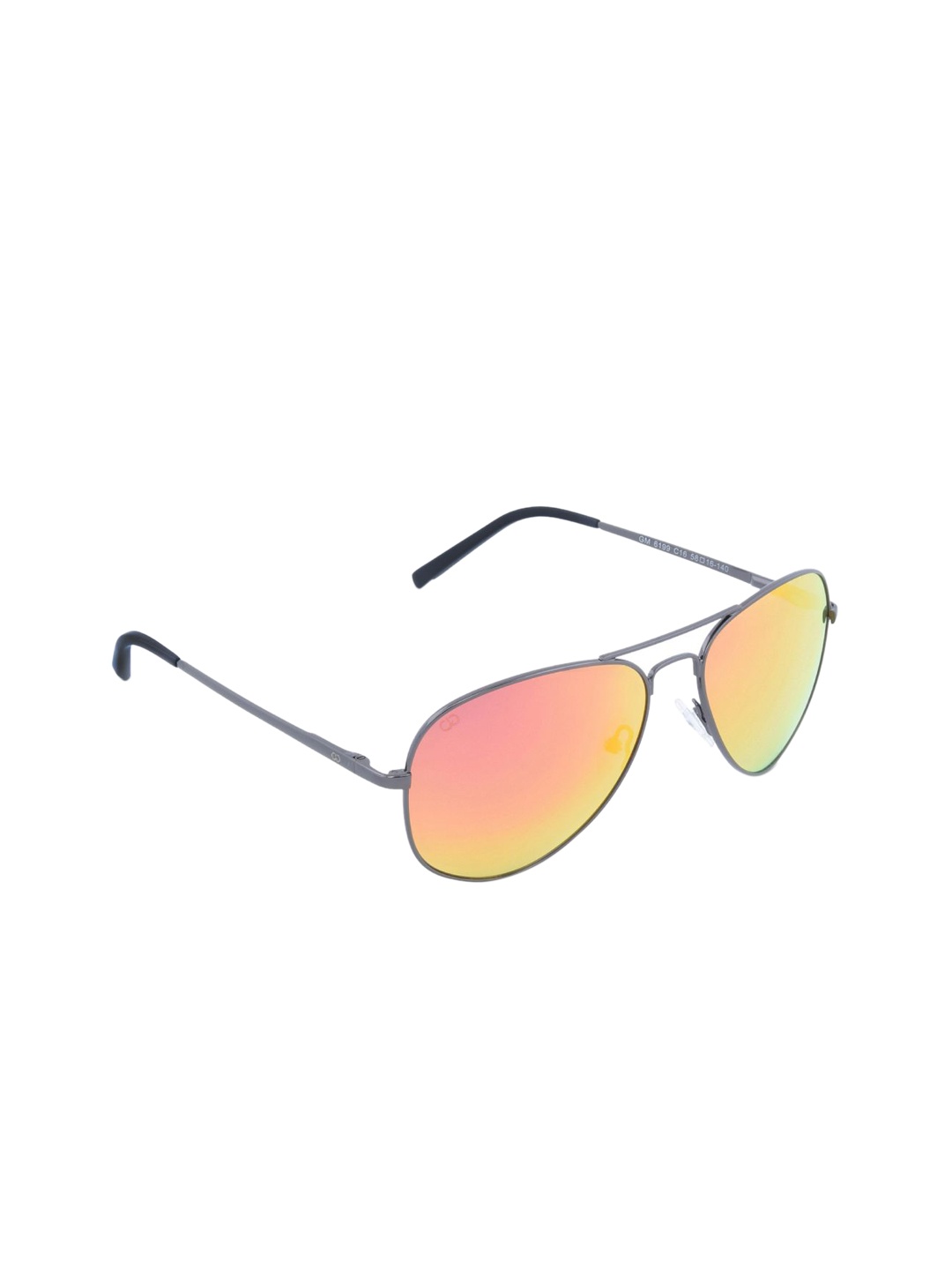 

GIO COLLECTION Men Aviator Sunglasses GM6199C16, Orange