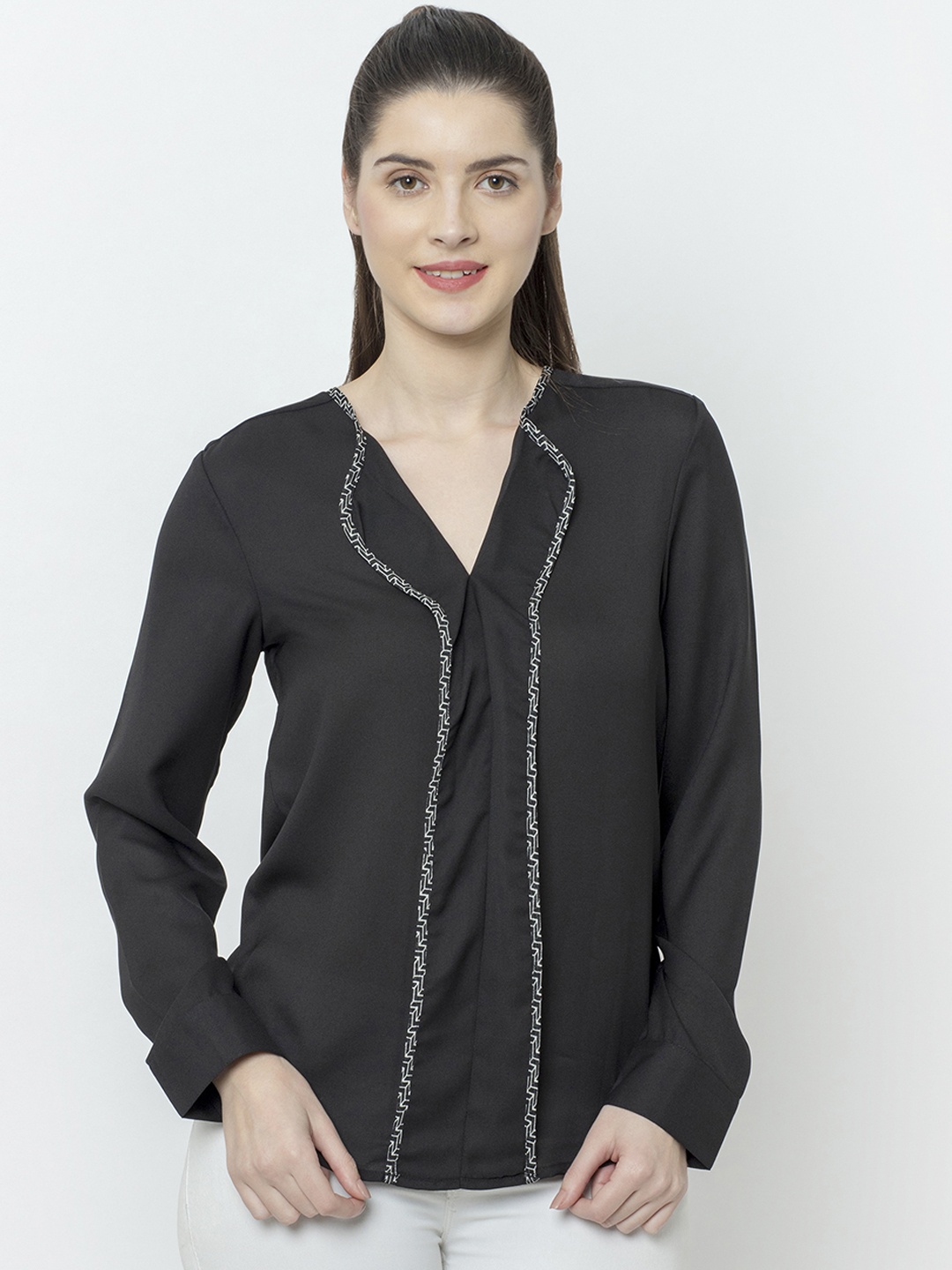 

SQew Women Black Solid Top