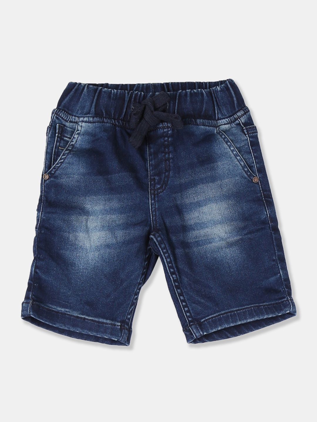 

Cherokee Boys Blue Washed Slim Fit Denim Shorts