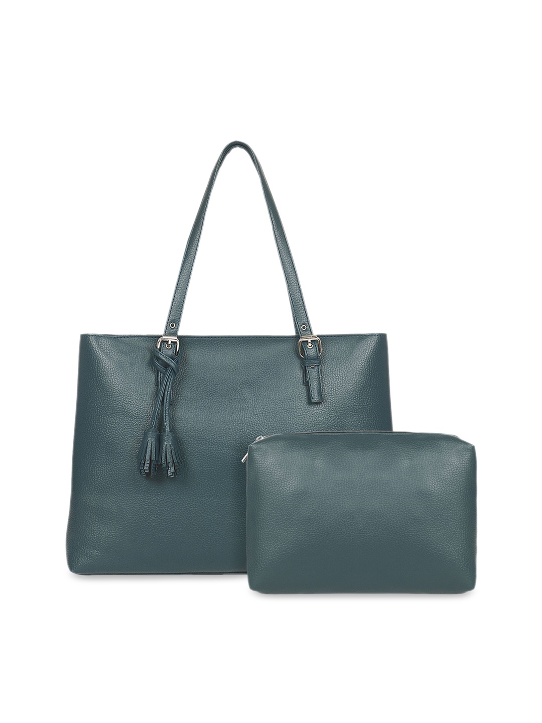 Toteteca Green Solid Shoulder Bag