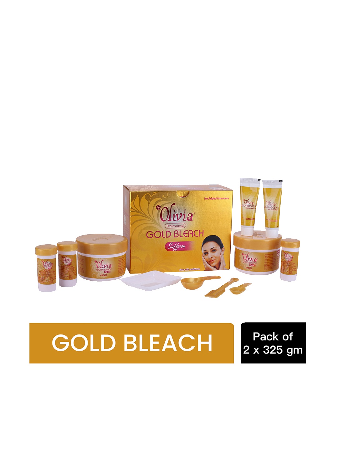 

Olivia Women Skin Lightening Gold Bleach For Radiant Skin 325g - Pack of 2