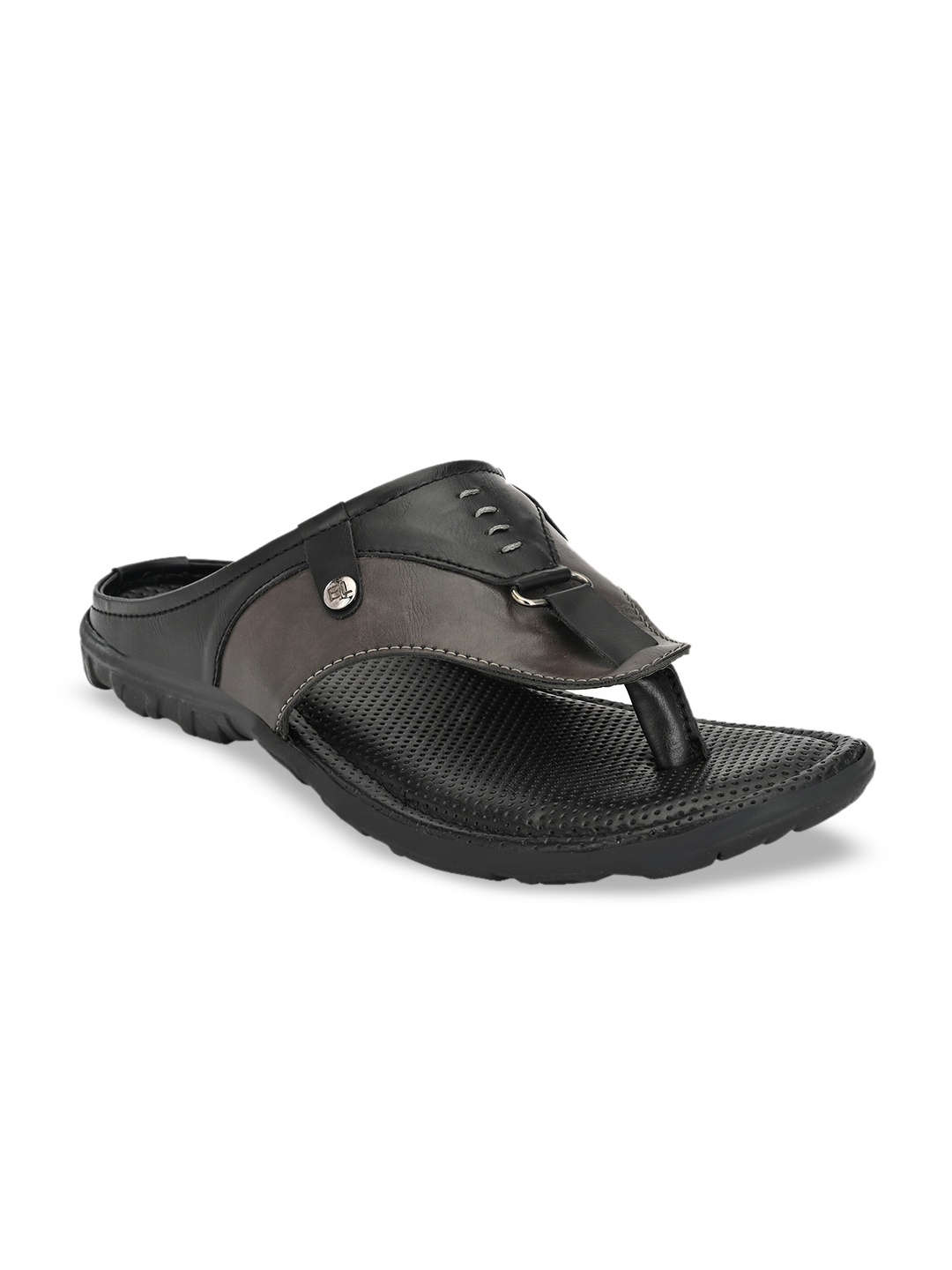 

El Paso Men Black Comfort Sandals