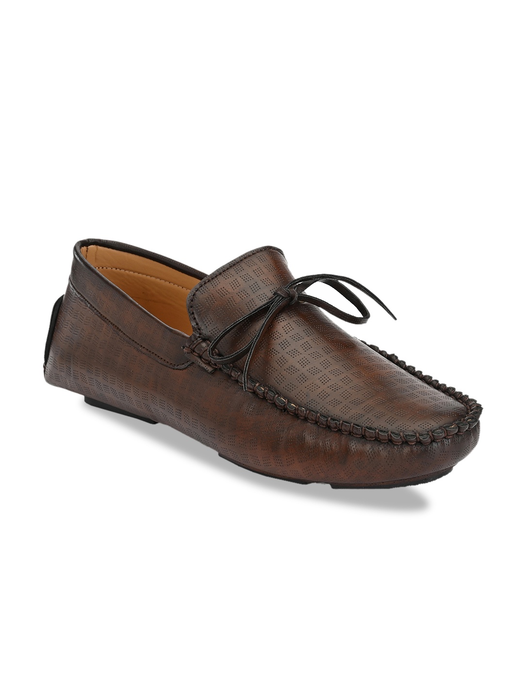 

El Paso Men Brown Driving Shoes