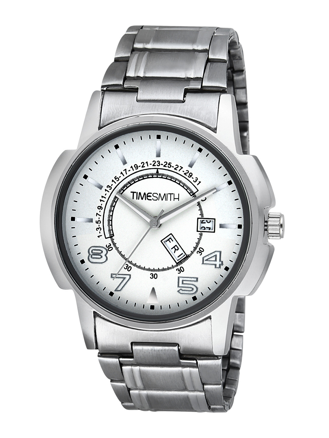 

TIMESMITH Men White Analogue Watch TSC-040febs