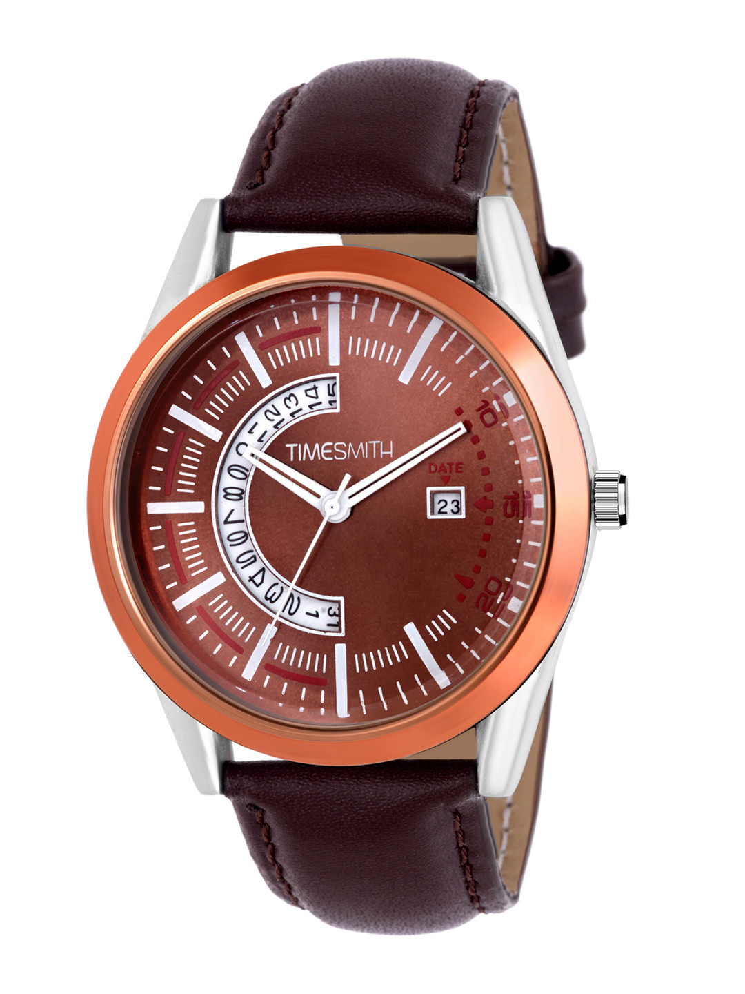 

TIMESMITH Men Brown Analogue Watch TSC-106