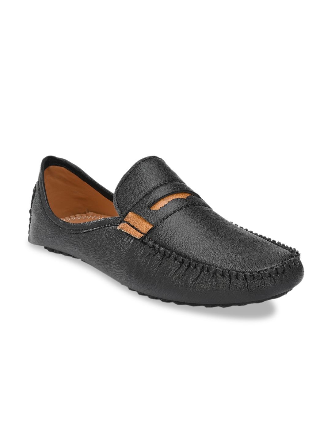 

Big Fox Men Black Driving Shoes