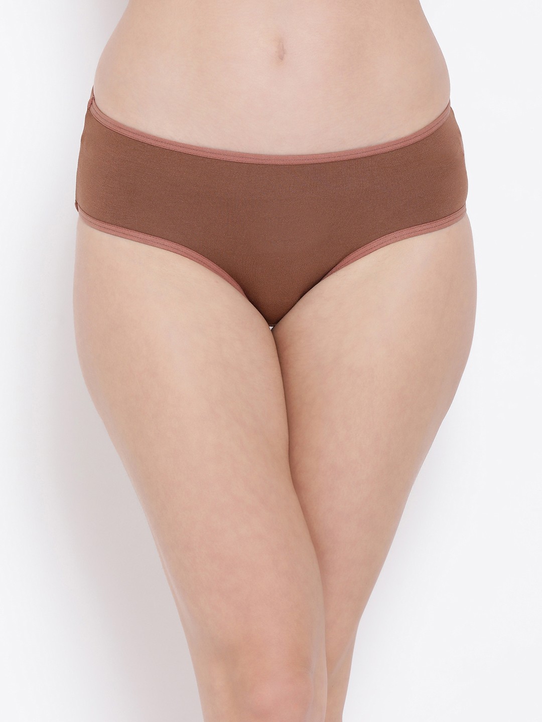 

Clovia Women Brown Solid Hipster Briefs PN3414A24S