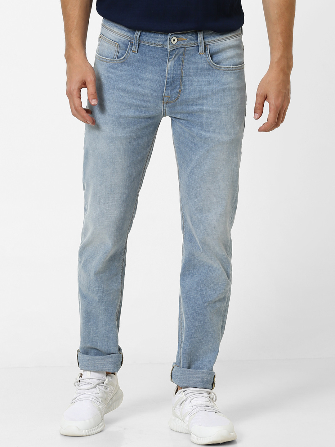 

Celio Men Blue Slim Fit Mid-Rise Clean Look Stretchable Jeans