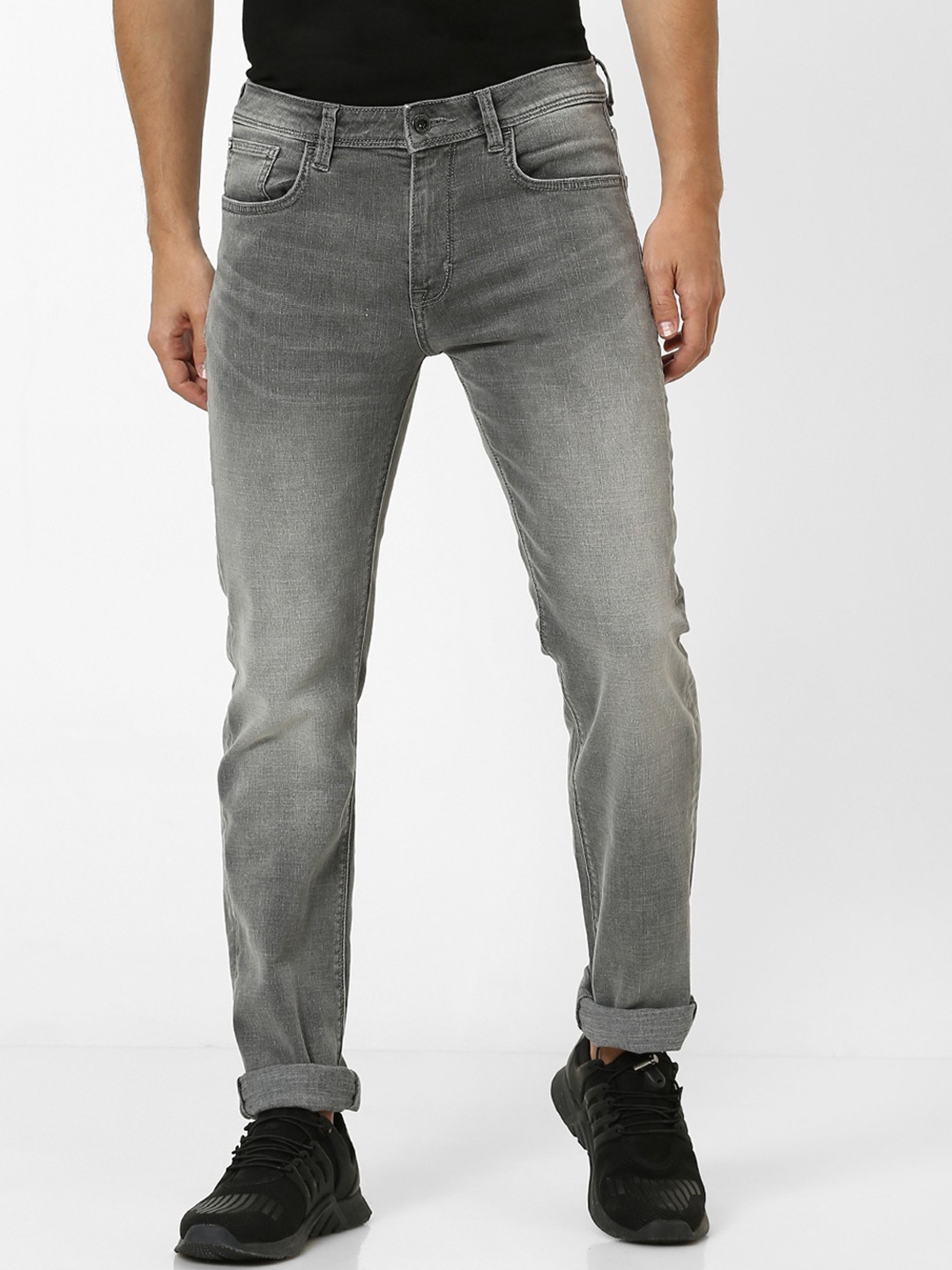 

Celio Men Grey Slim Fit Mid-Rise Clean Look Stretchable Jeans