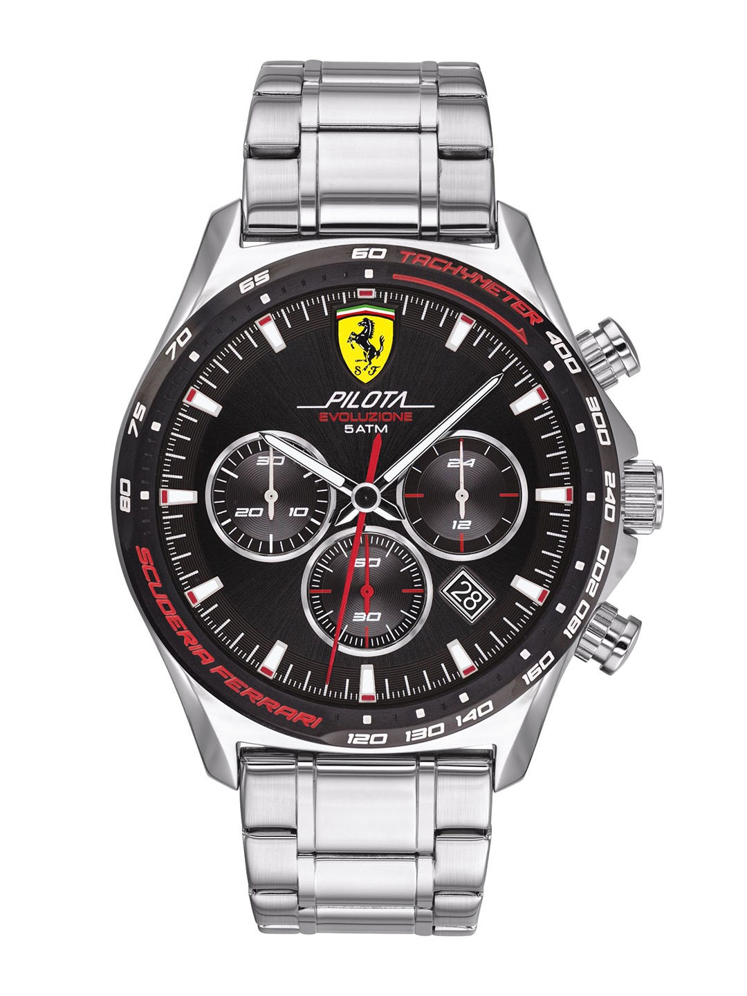 

SCUDERIA FERRARI Men Black Pilota Evo Analogue Watch 0830758