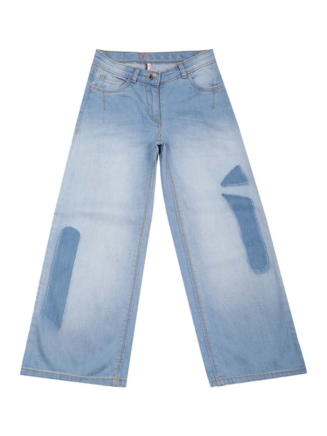 

ELLE Girls Blue Slim Fit Mid-Rise Clean Look Jeans