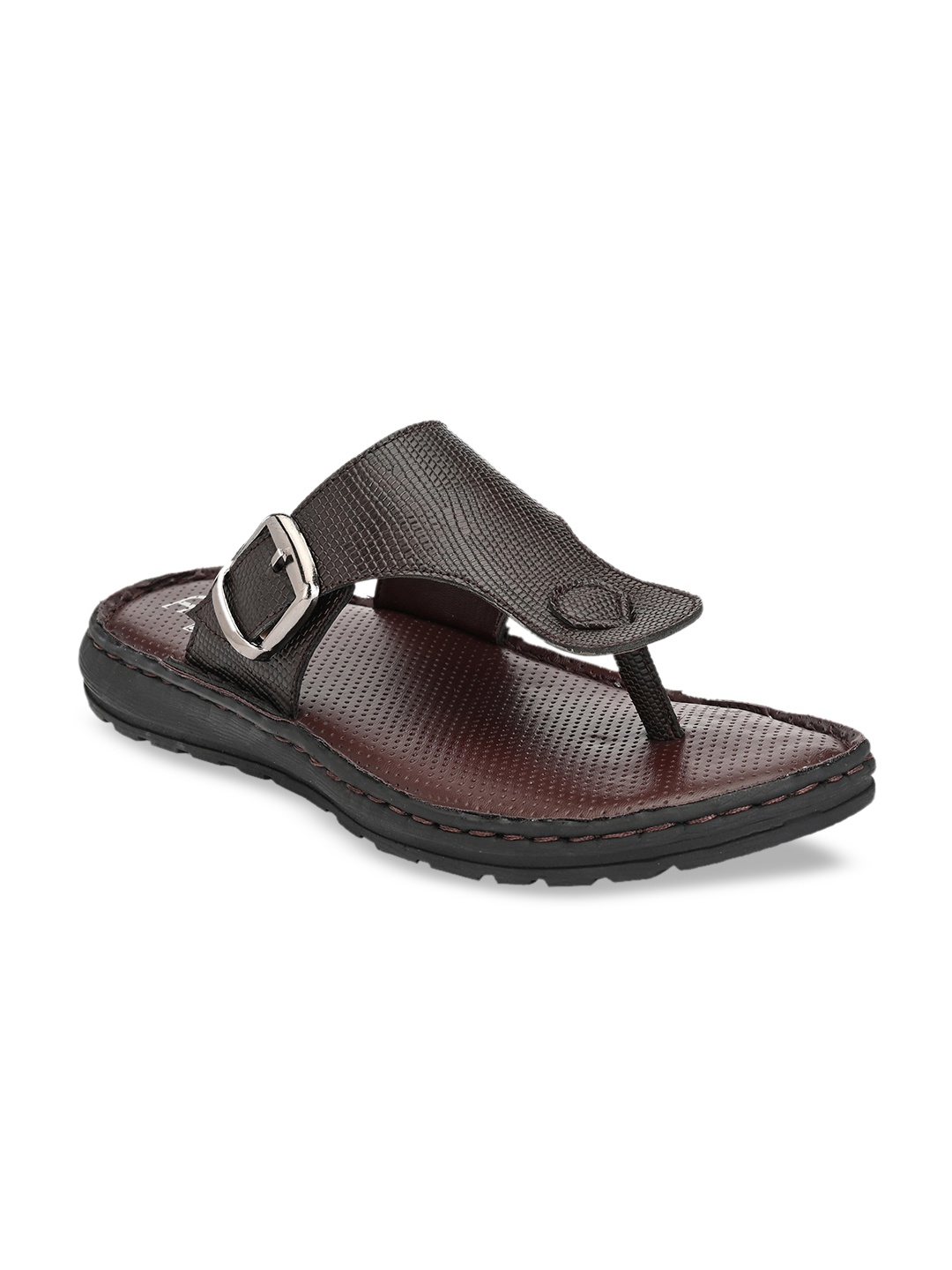 

El Paso Men Coffee Brown Sandals