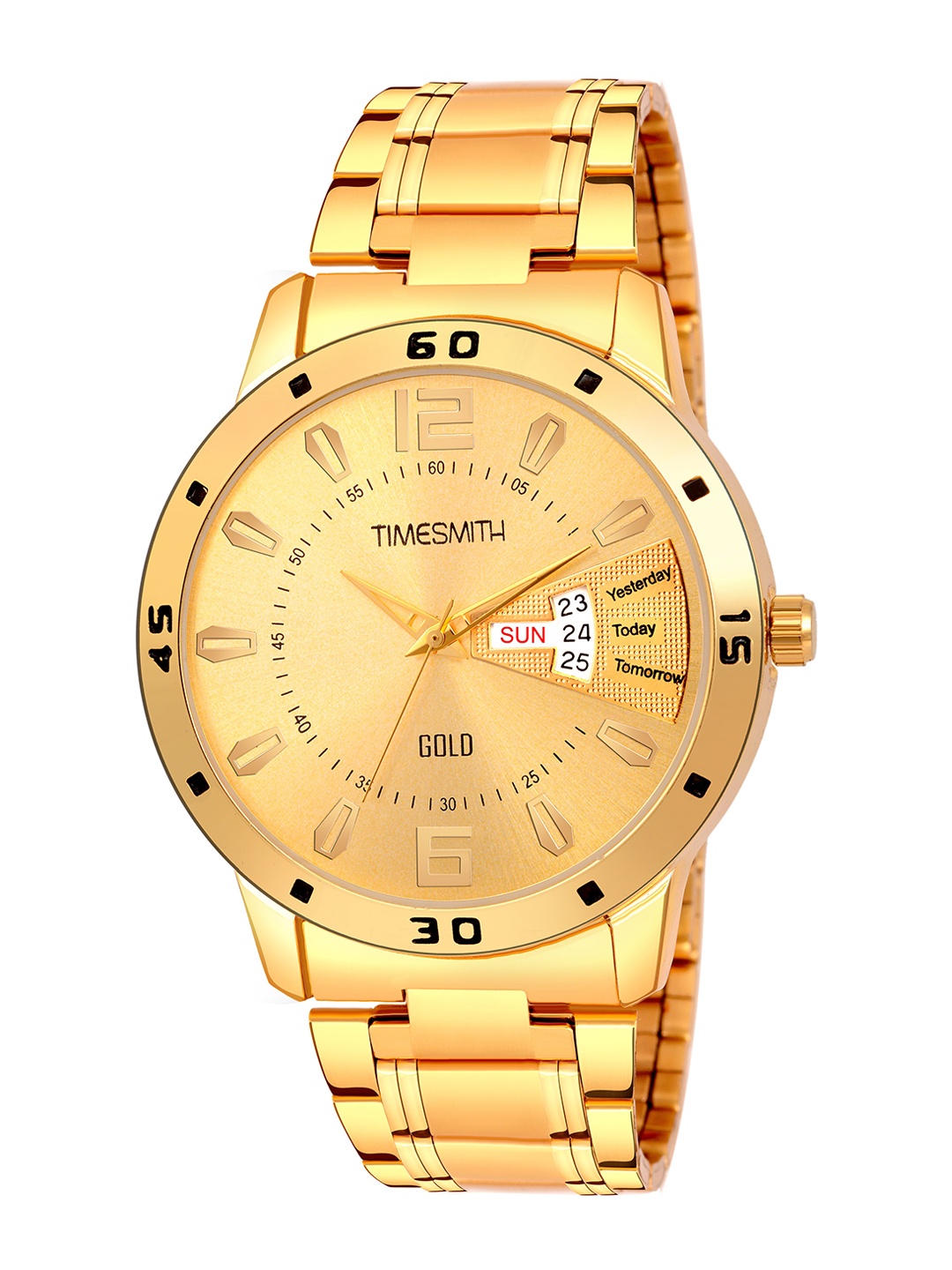 

TIMESMITH Men Gold-Toned Analogue Watch TSC-107