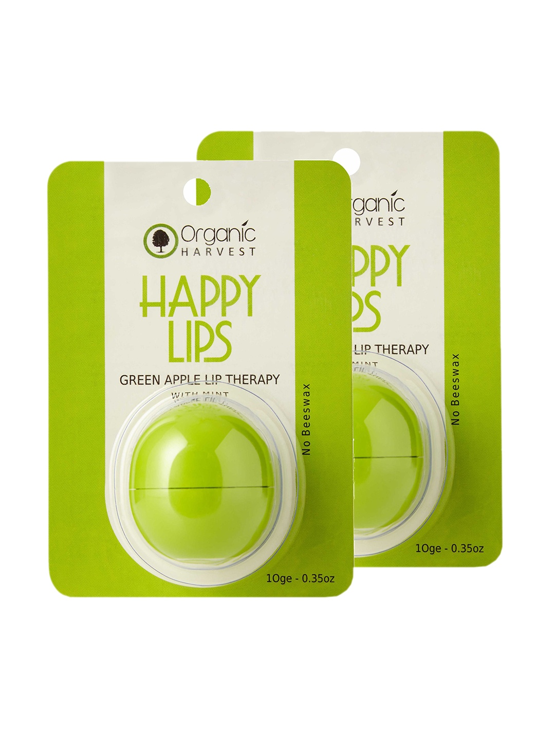 

Organic Harvest Pack of 2 Green Apple Lip Balm, 10 g