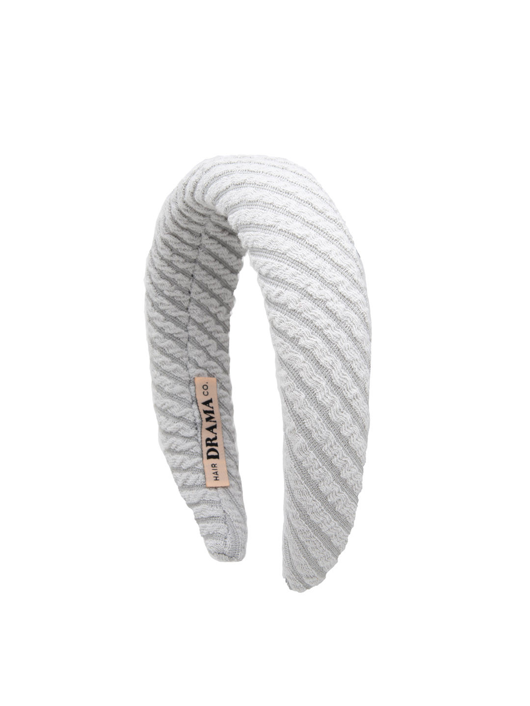 

Hair Drama Company Grey Knitted Sponge Turban Hairband