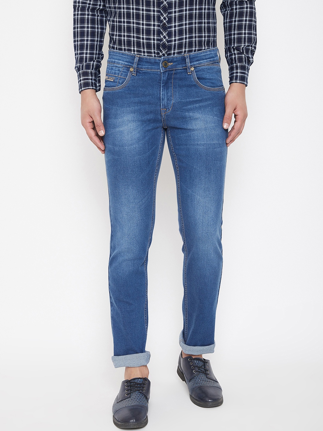 

Canary London Men Blue Slim Fit Low-Rise Clean Look Stretchable Jeans