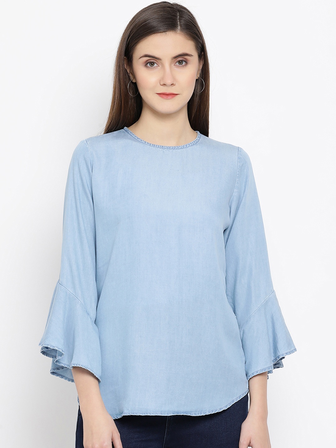 

Crimsoune Club Women Blue Solid Top