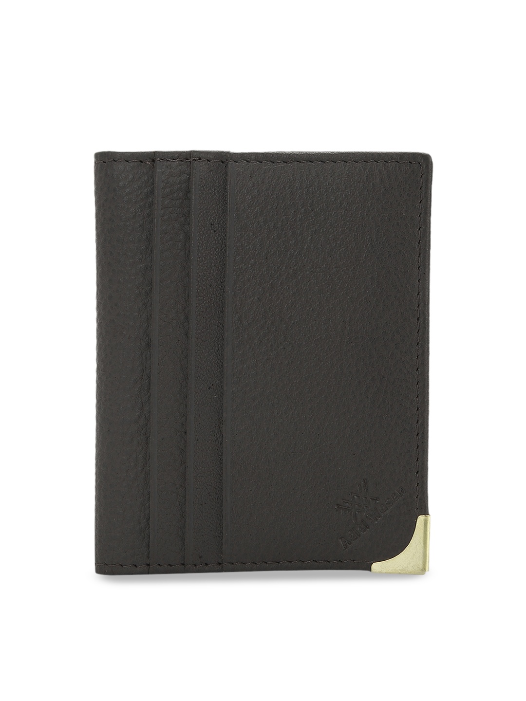

Aditi Wasan Unisex Grey Solid Genuine Leather Card Holder