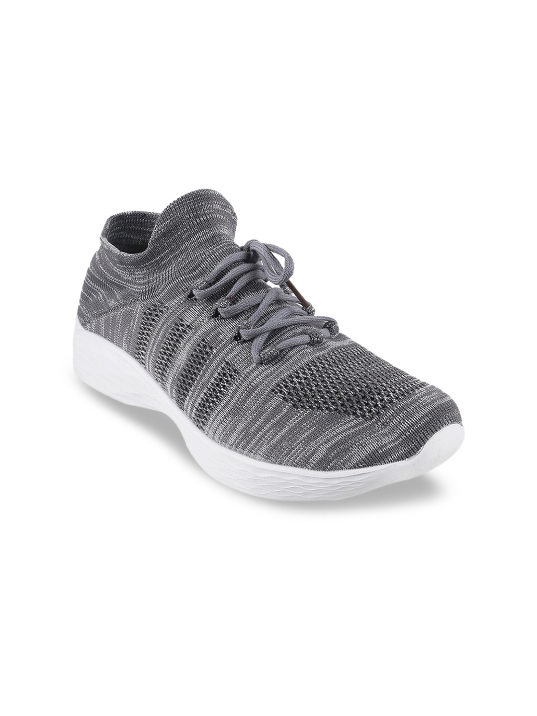 

Metro Women Grey Woven Design Sneakers