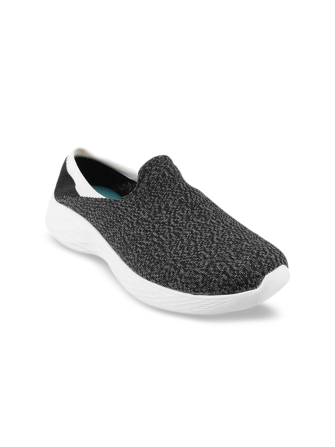 

Metro Women Black Slip-On Sneakers