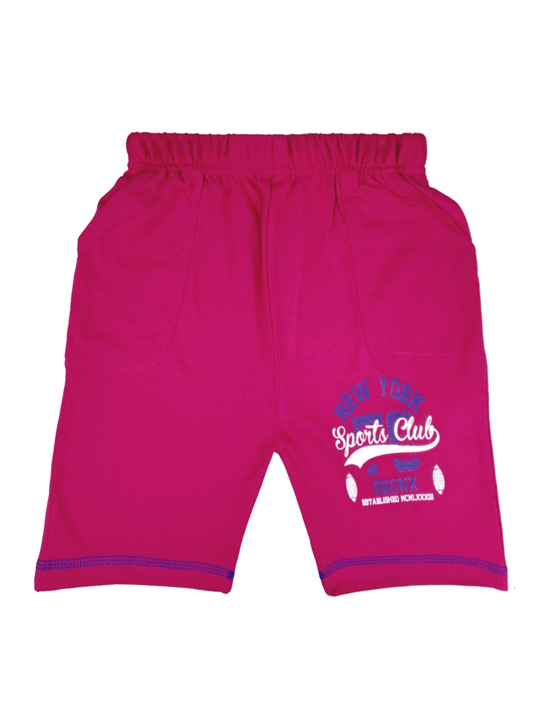 

SWEET ANGEL Boys Pink Printed Regular Fit Regular Shorts