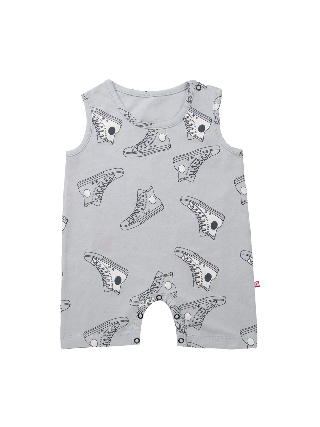 

Nino Bambino Infant Boys Grey Organic Cotton Rompers