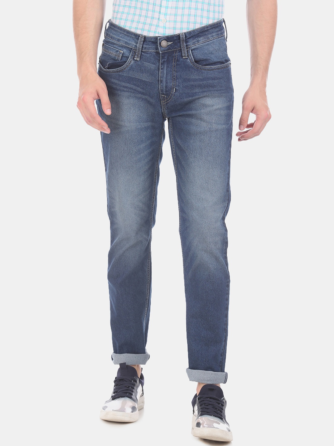 

Cherokee Men Blue Slim Fit Mid-Rise Clean Look Stretchable Jeans