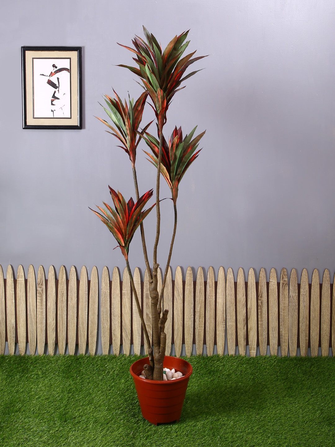 

PolliNation Red Green Artificial Draceana Plant