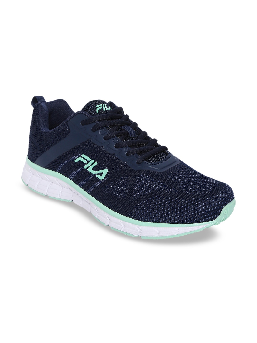 

FILA Men Navy Blue Synthetic ZINOVA Running Shoes