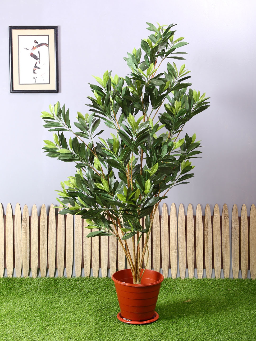 

PolliNation Green Artificial Croton Plant