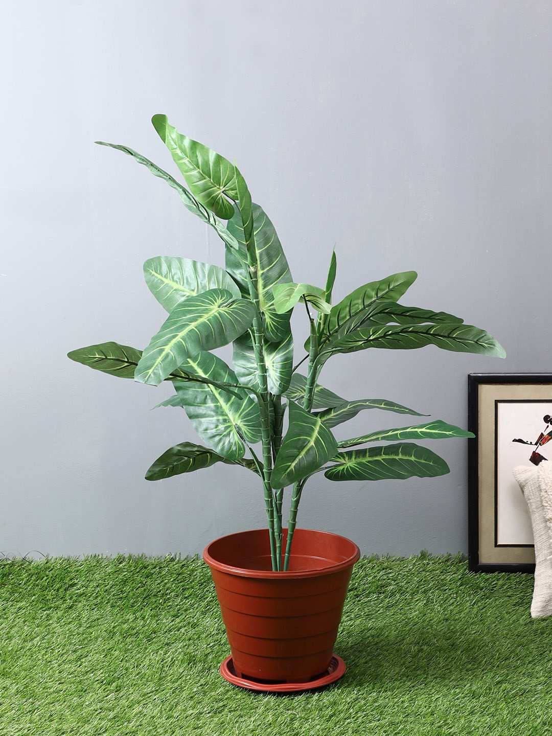 

PolliNation Green Artificial Elephant Ear Plant