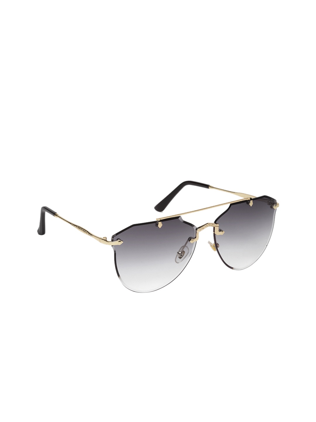 

Get Glamr Women Rimless Oversized Sunglasses SG-LT-CH-224-32, Grey