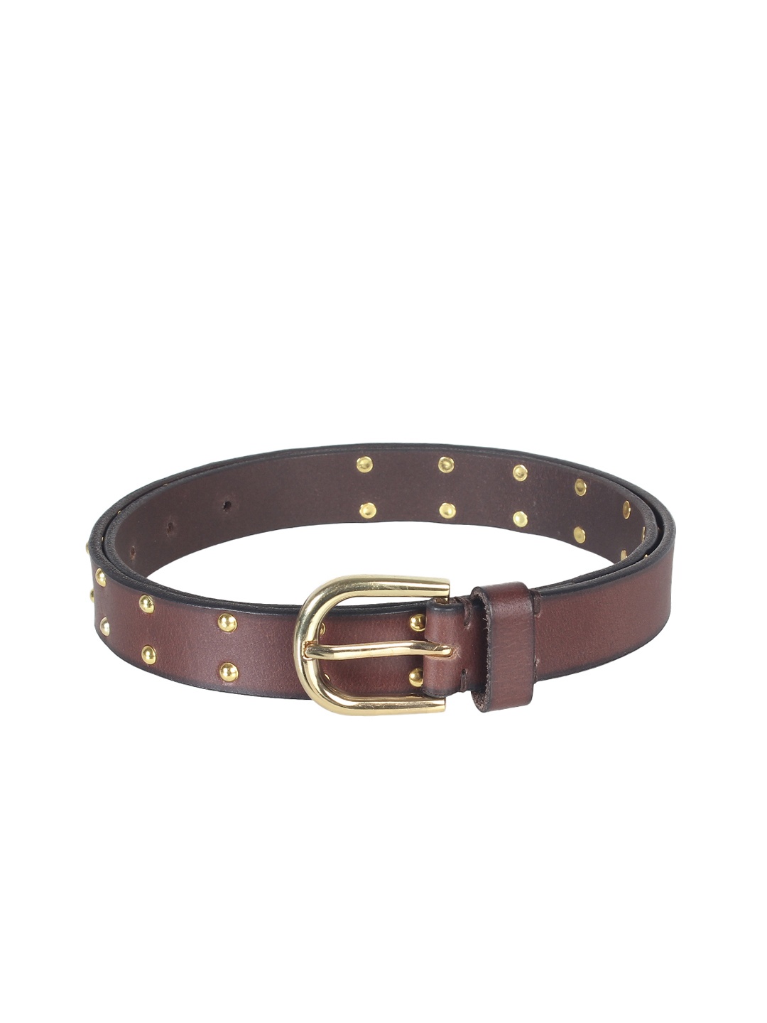 

Aditi Wasan Women Brown Leather Embellished Belt