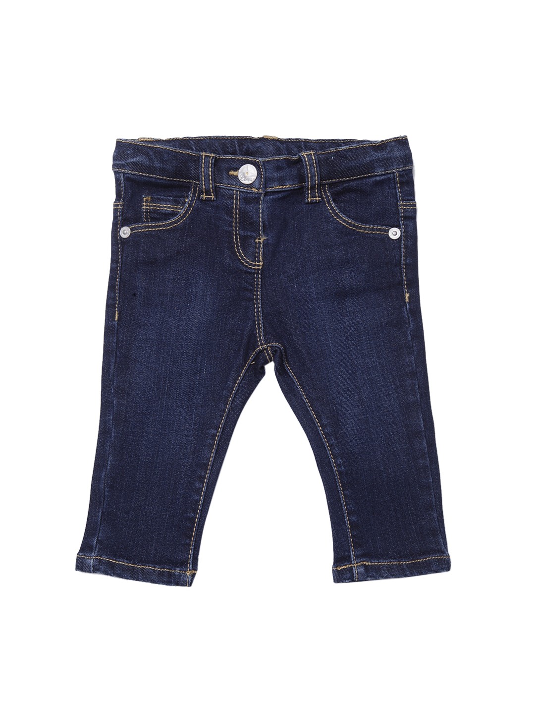 

Chicco Girls Blue Regular Fit Mid-Rise Clean Look Stretchable Jeans