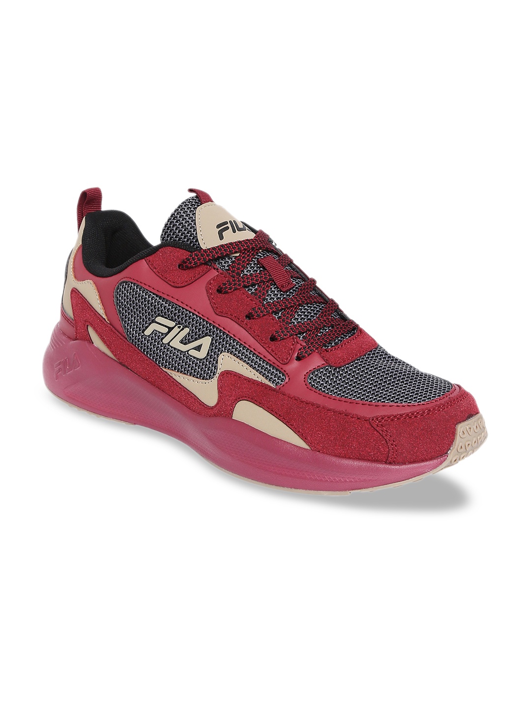 

FILA Men Red Synthetic OLANDER Running Shoes