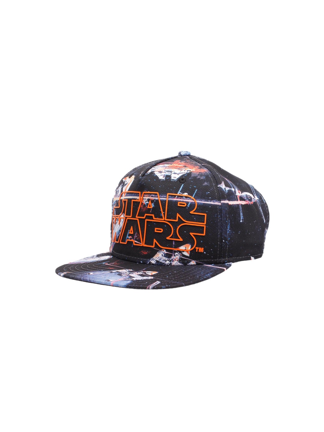 

Free Authority Men Black & Orange Star Wars Print Snapback Cap