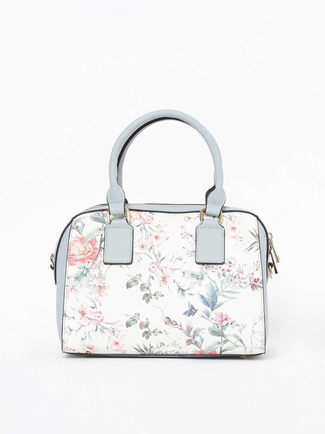 

Ginger by Lifestyle White Printed Handheld Bag