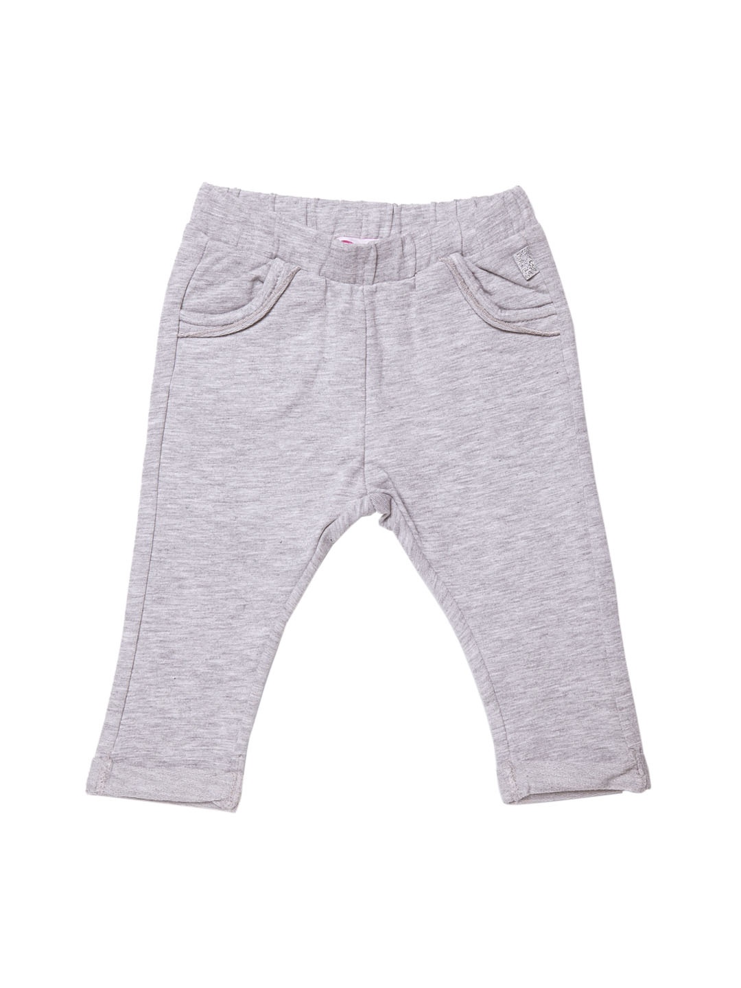 

Chicco Girls Grey Self Design Regular Trousers