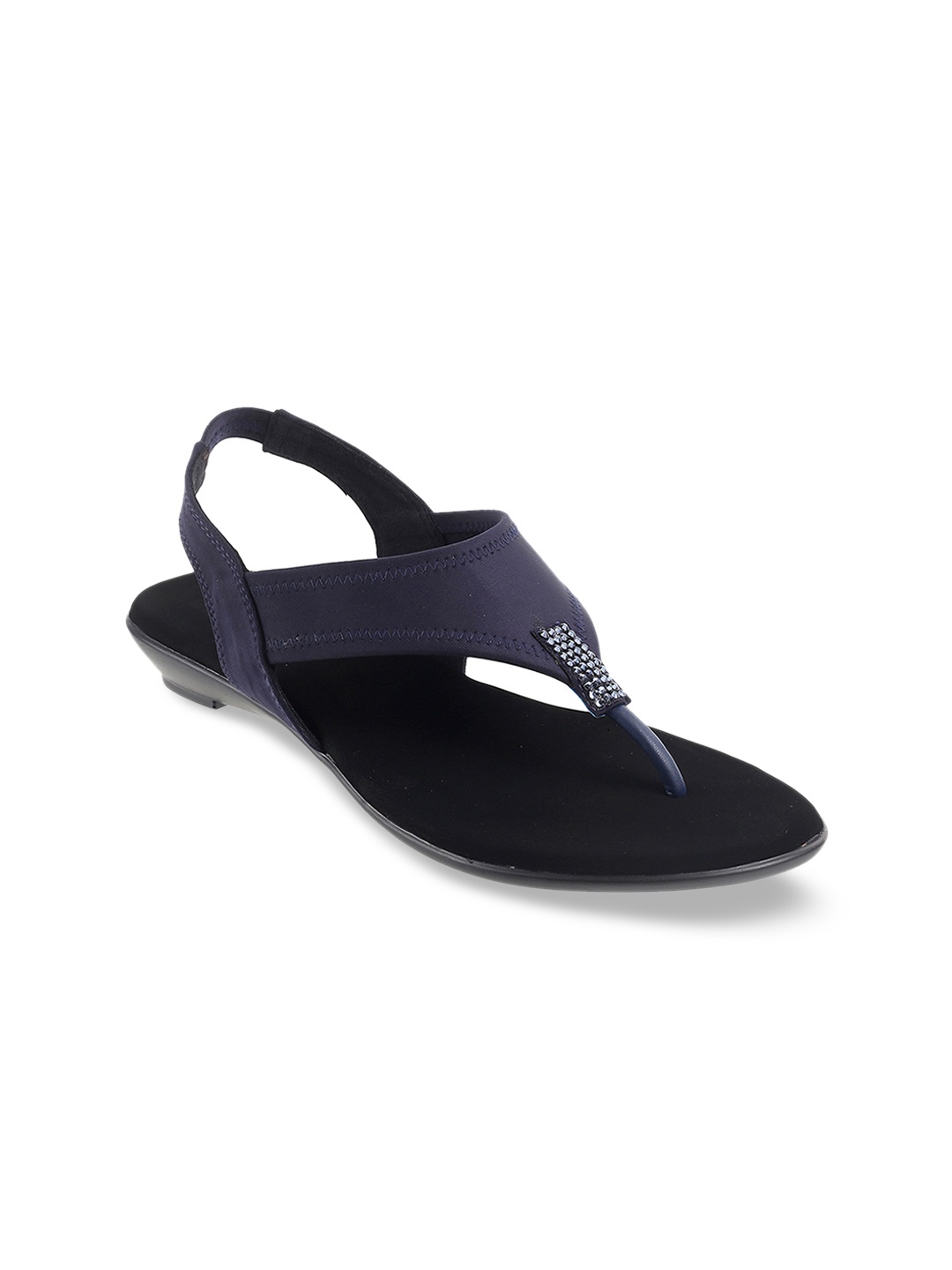 

Metro Women Navy Blue Solid Comfort Heels