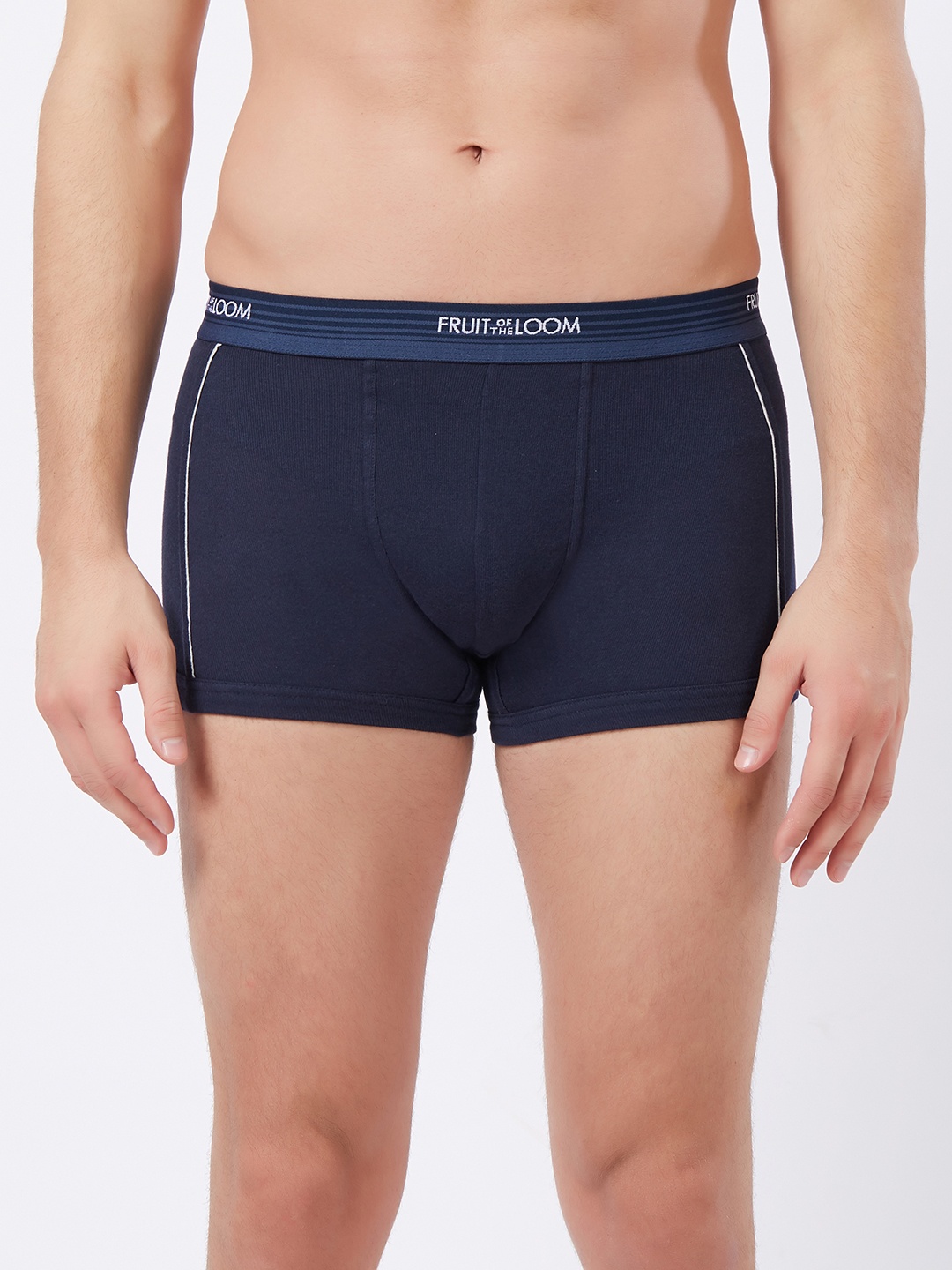 

Fruit of the loom Men Blue Solid Trunk MTR05-A1S3
