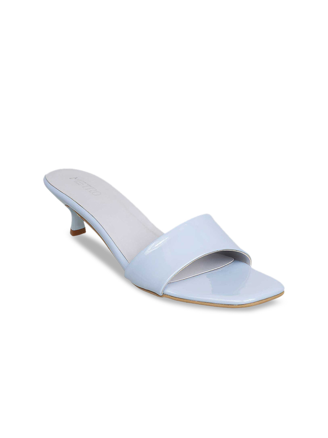 

Metro Women Blue Solid Heels