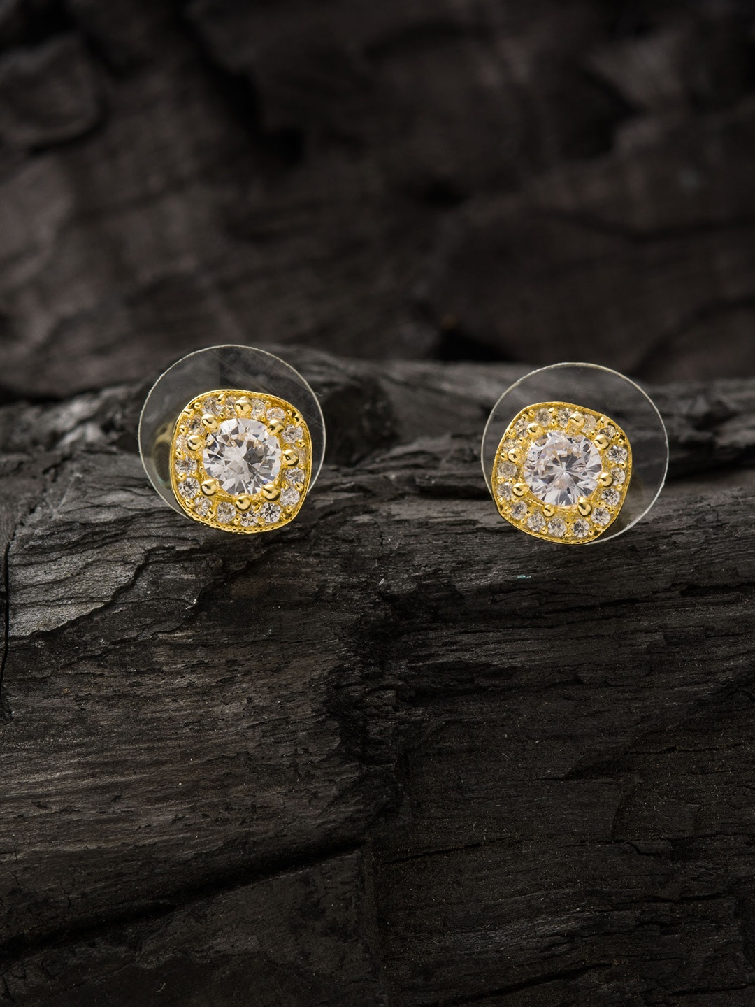 

E2O Gold-Plated & Silver-Toned Geometric Studs