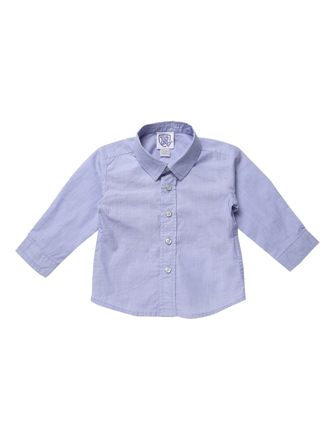 

Chicco Boys Blue Regular Fit Solid Casual Shirt